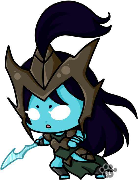Kalista By Xnekorux - League Of Legends Chibi Kalista (800x800)
