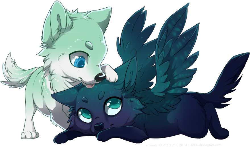 Chibi Com Scentia - Animali Chibi Wolf (1050x700)