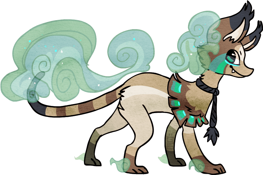 Anime Animalsdraw Animalscreature Concept Artcreature - Drawing (866x573)