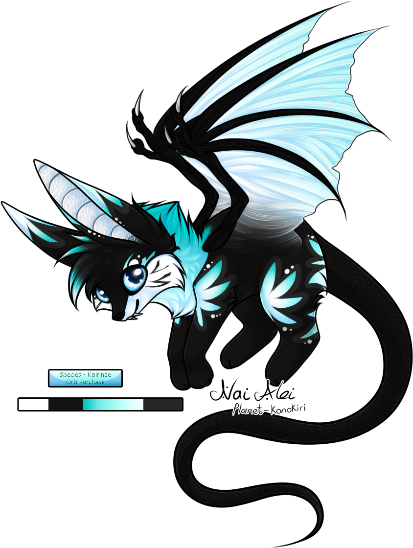 Mystical Animals - Small Anime Animals With Wings Easy (907x1192)