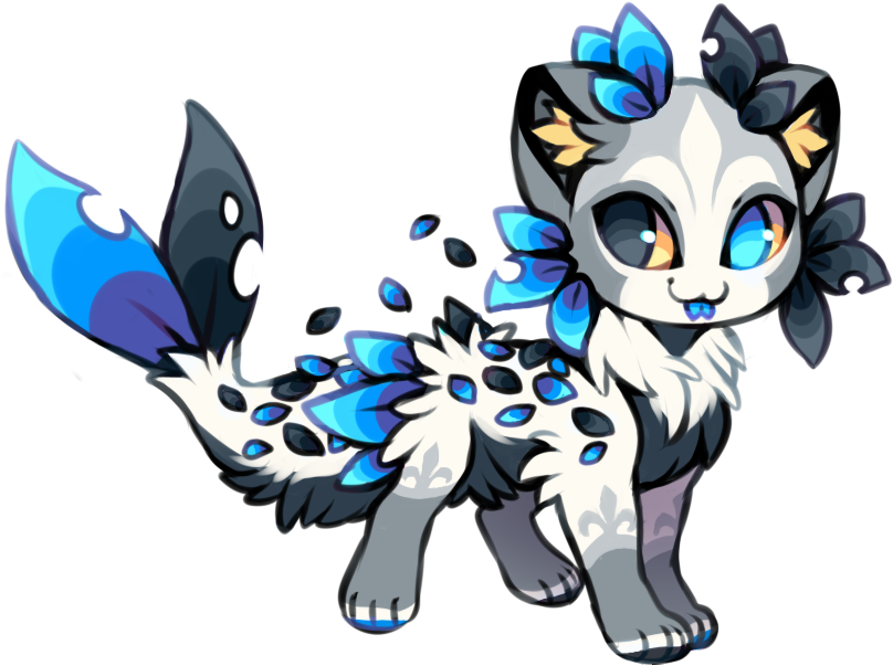 Fleur By Kawiku - Cute Fantasy Creatures Drawings (852x651)