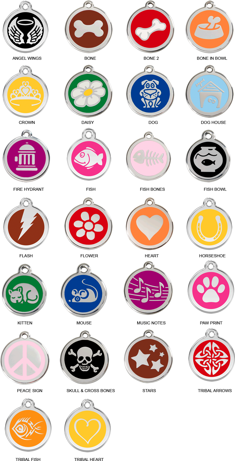 These Red Dingo Tags Include Free Personalised Engraving - Pet Tag (843x1588)