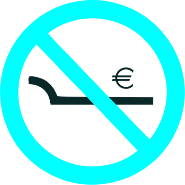 Exploitation Prohibited Vector Clip Art - Portrait Of A Man (600x600)