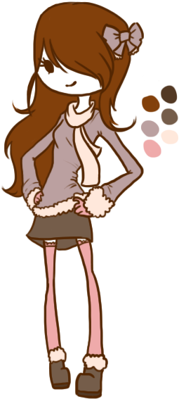 13 Best •chibi Girls• Images On Pinterest - Hipster Girl Cartoon Png (400x600)