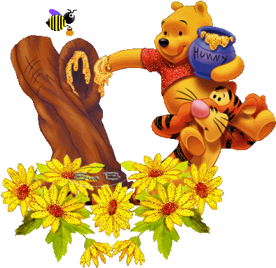 Good Morning Friends Have A Nice Day Good Morning Friendshave - Winnie The Pooh Poster (401x392)