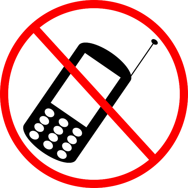 Banned, Cell Phone, Cellphone, Mobile Phone, Prohibited - Cell Phone Clip Art (640x640)