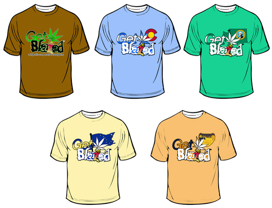 Get Blazed Tshirts - Active Shirt (696x473)