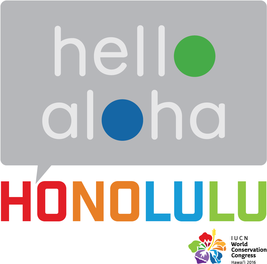 Welcome, Hello And Aloha To The Delegates Of The Iucn - Graphic Design (1200x1200)