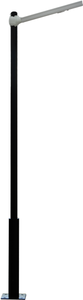 Amazing Sl Solar W W Hybrid Led Area Light With Pole - Street Light (600x600)