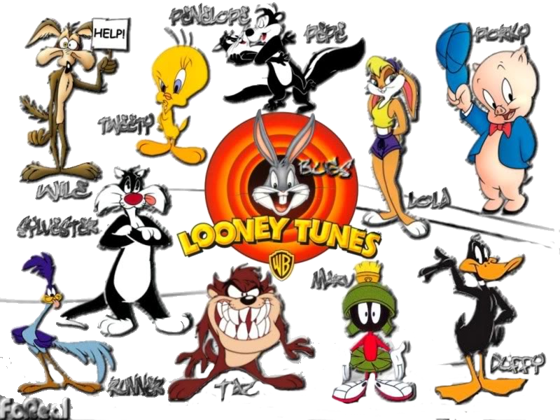 Blue Baby Taz Looney Tunes - Bugs Bunny Characters Names (800x600)