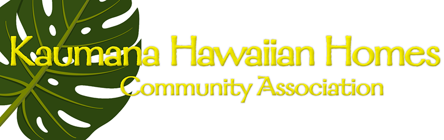 Welcome To The Kaumana Hawaiian Homes Community Association - Graphics (866x274)