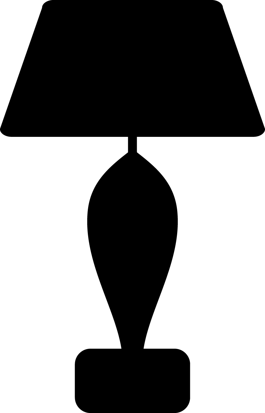 Lamp Silhouette - Clip Art (872x1355)