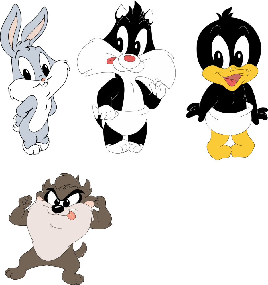 Adesivo Decorativo Looney Tunes Baby - Baby Looney Tunes Names (940x1000)
