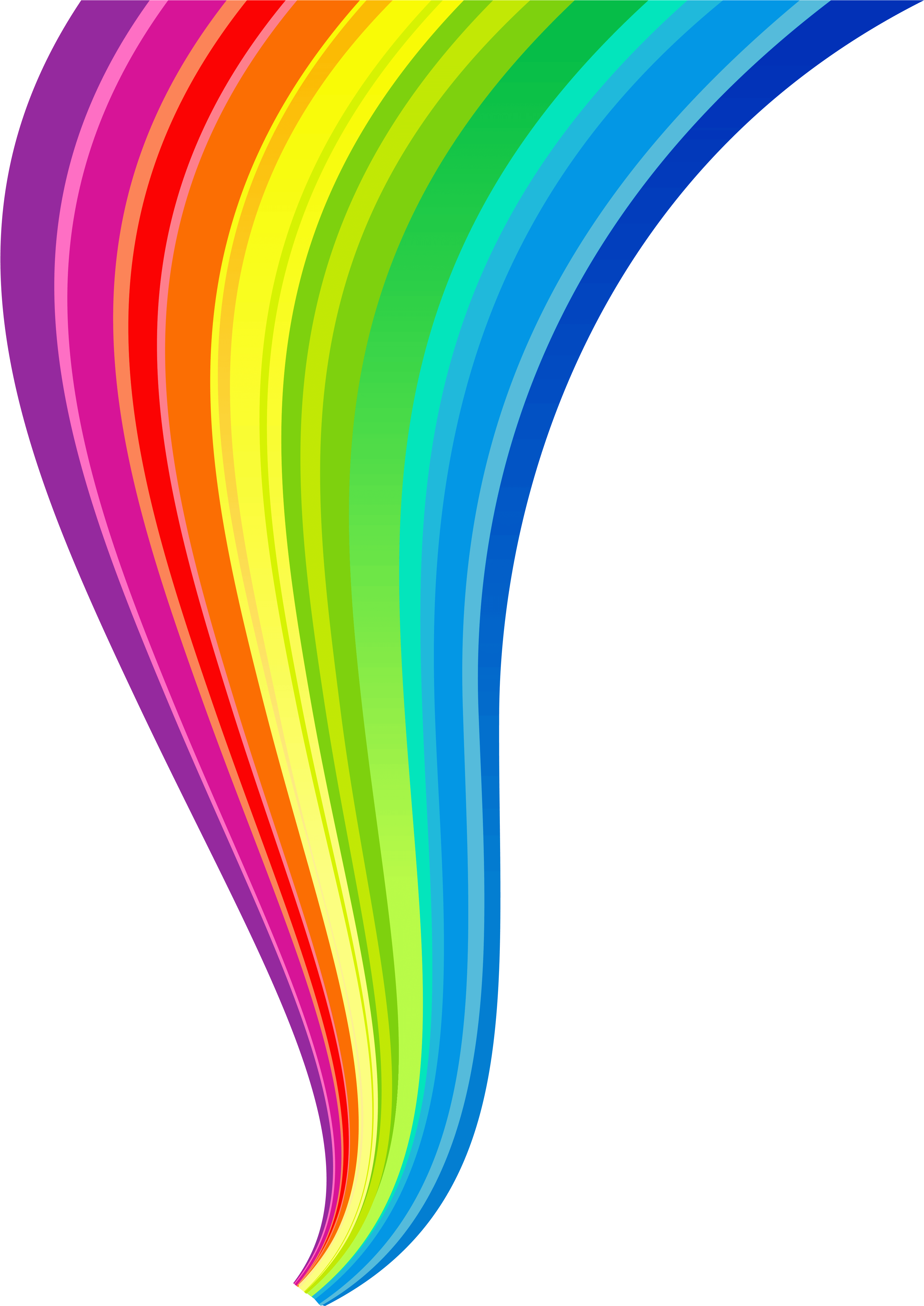Free Rainbow Transparent Background Clipart - Rainbow Png (3830x5072)