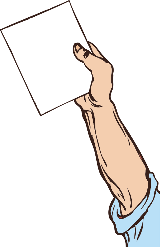 Get Notified Of Exclusive Freebies - Hand Holding Paper (520x800)