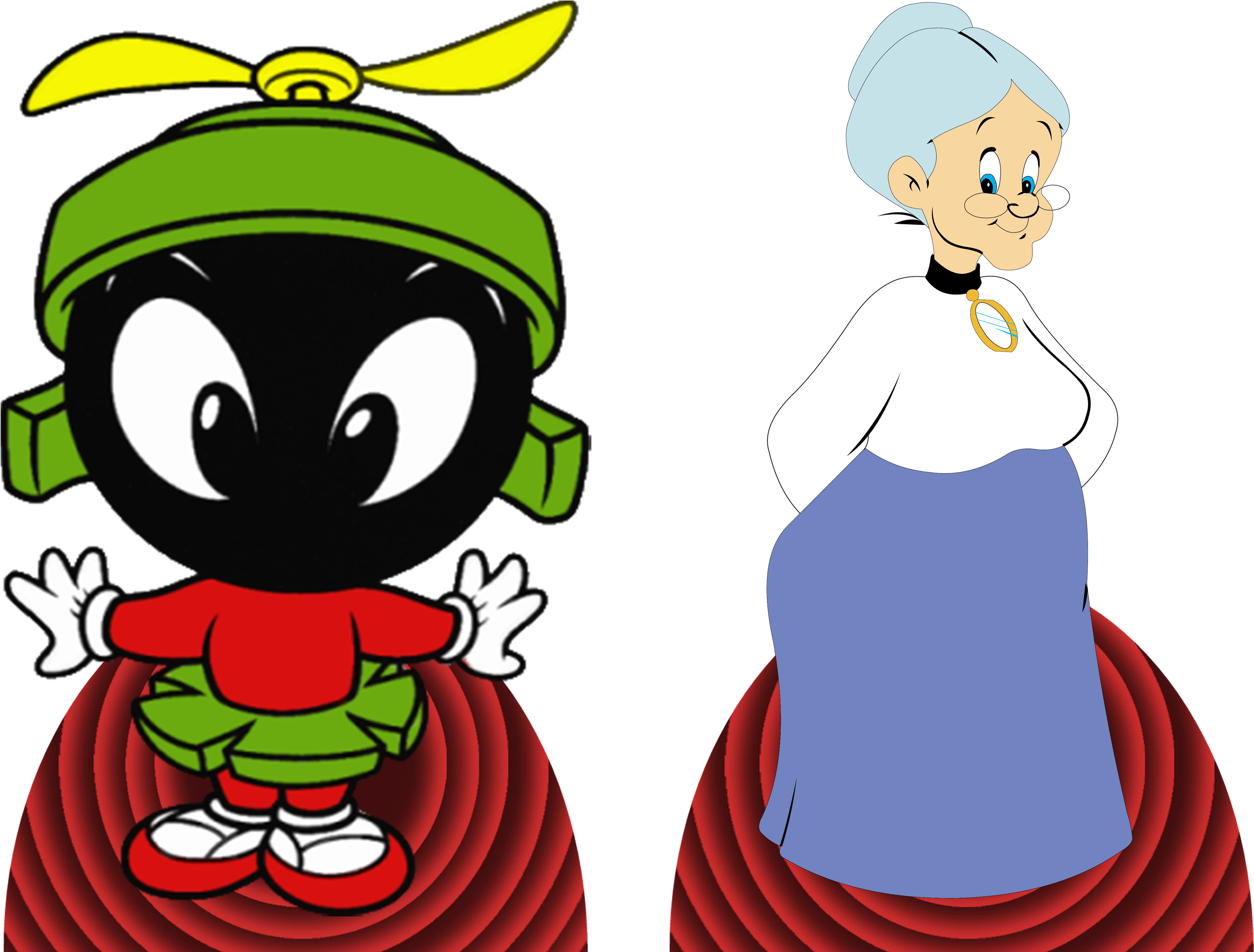 Kit 10 Mini Displays Do Tema Baby Looney Tunes Em Mdf - Looney Tunes Baby (3472x2480)