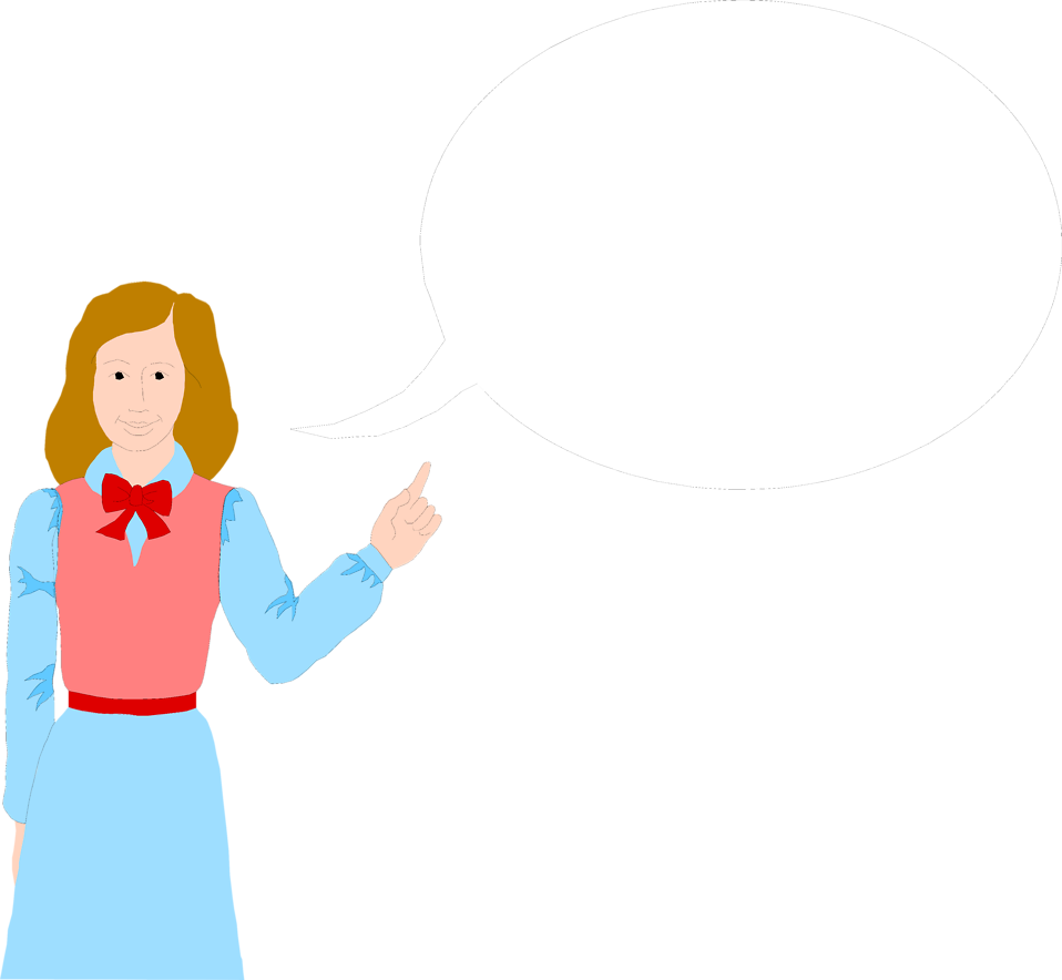Illustration Of A Woman With A Talking Bubble - Illustration (958x884)