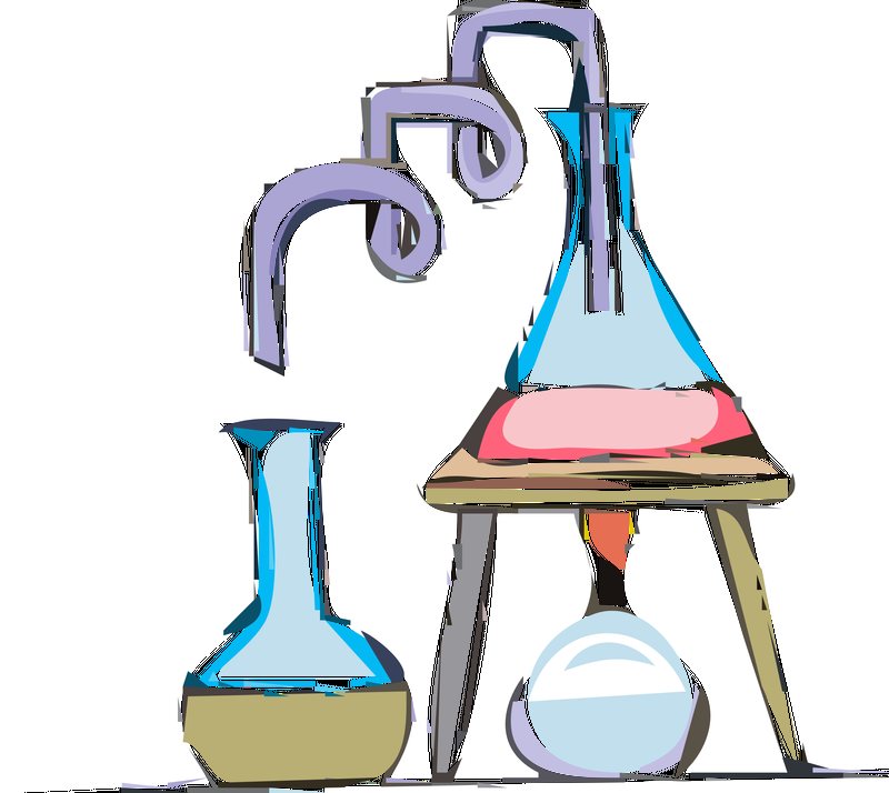 Chemistry Experiment Vector Clipart Image Free Stock - Chemistry Clip Art (800x714)