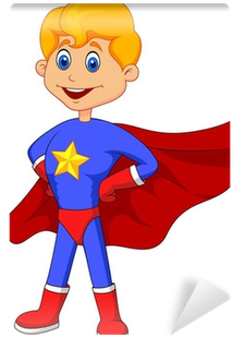 Cartoon Kid Superhero (400x400)