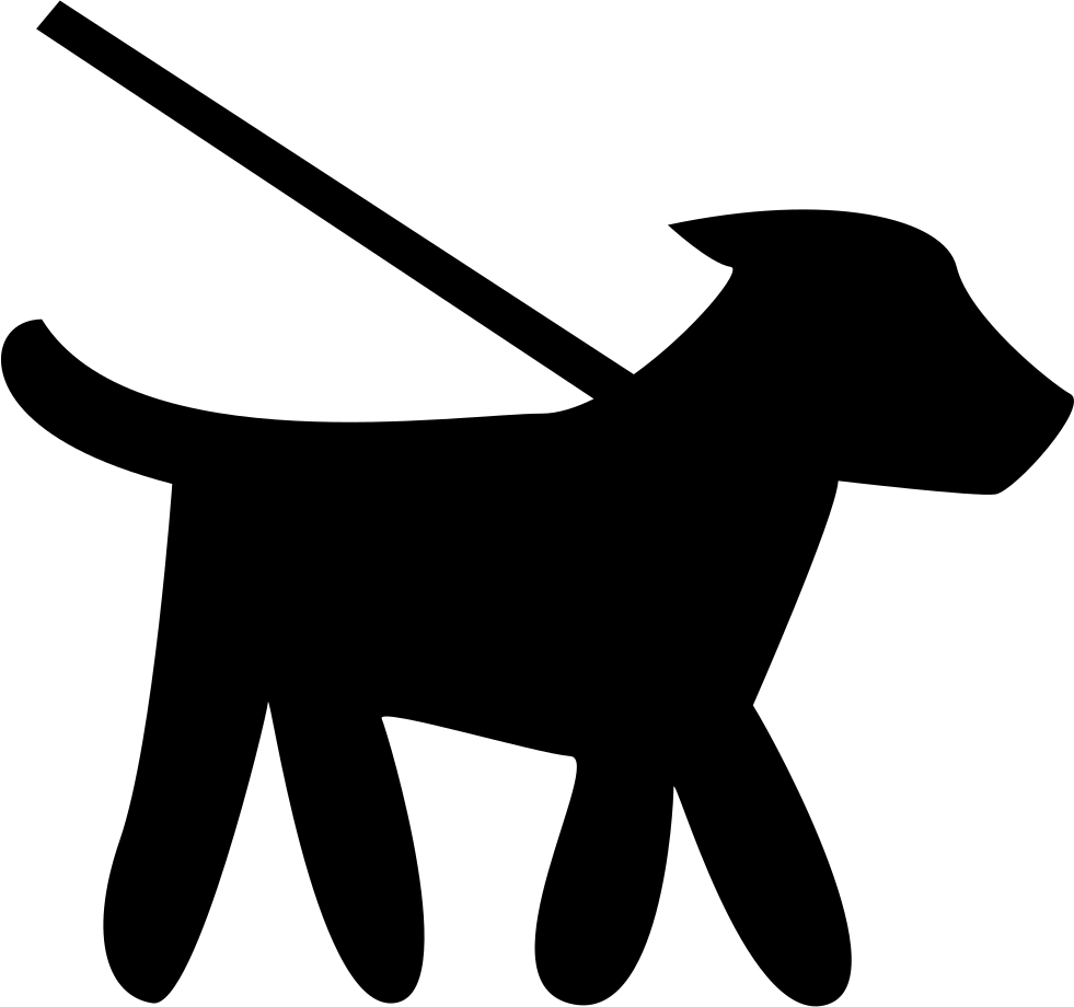 Walking Small Dog Pet Comments - Dog Icon Png (981x920)
