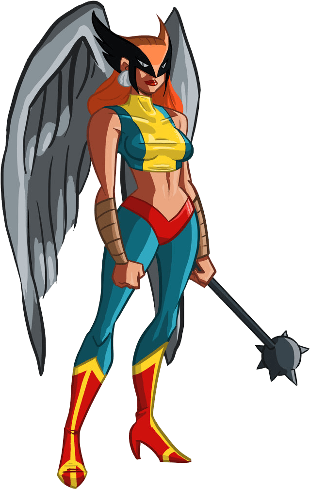 Hawkgirl Transparent Background (900x1100)