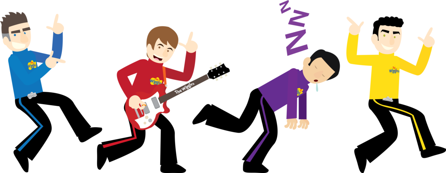 The Wiggles By Dillonquador - Wiggles Evolution (1435x557)