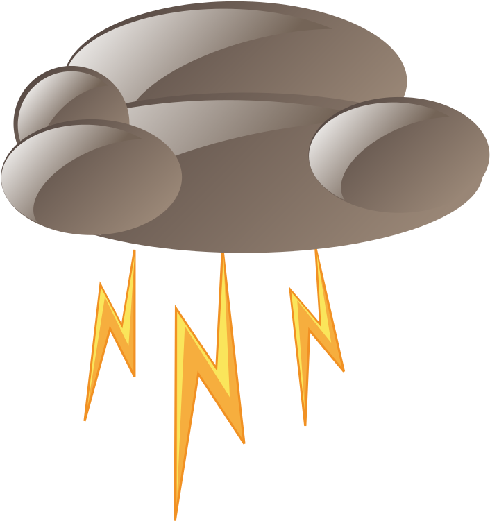 Cloud Storm Icon - Computer File (726x767)