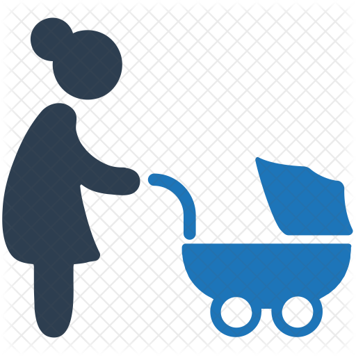 Baby Carriage Icon - Mother Icon (512x512)