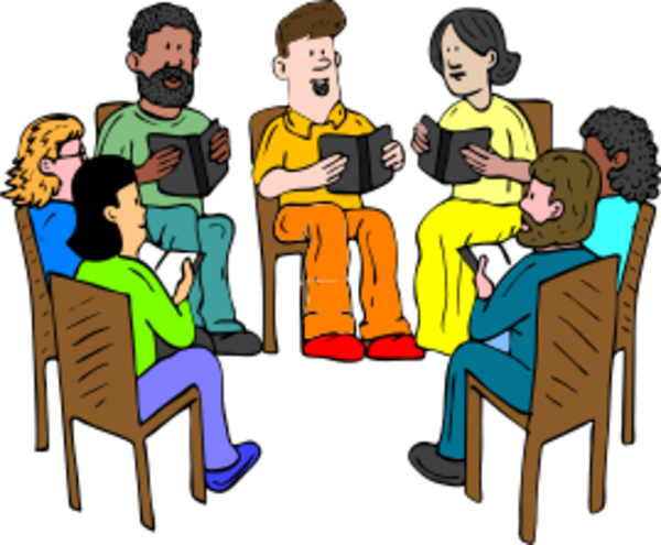 Ppg - Group Of People Talking Clipart (600x495)