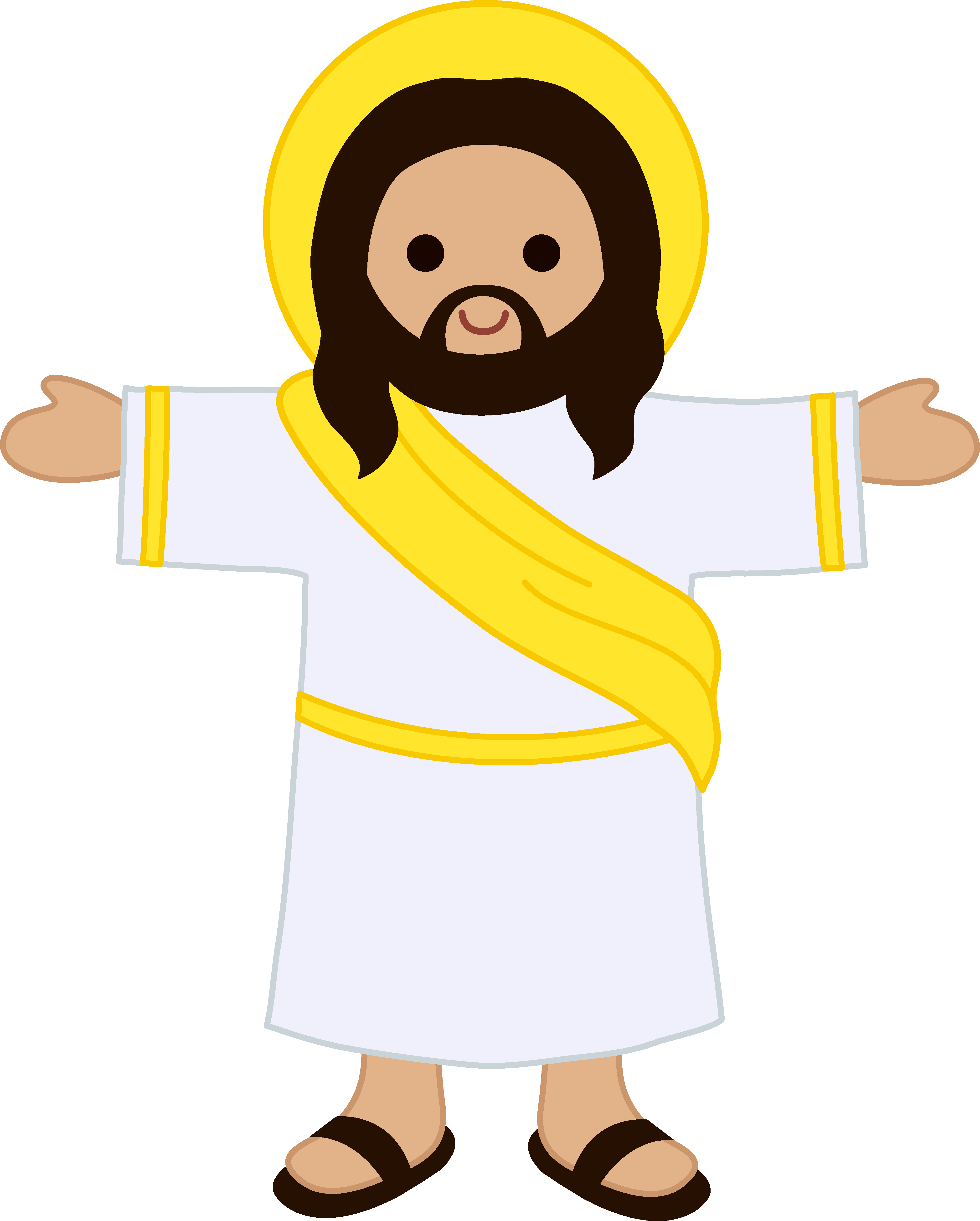 Cute Clip Art Of Jesus Christ Free Clip Art - Jesus Clipart (4110x5120)