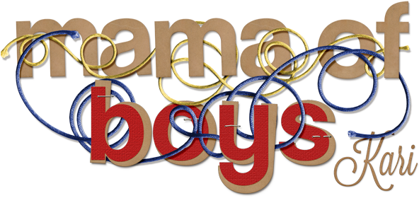 Mama Of Boys Separate - Calligraphy (600x311)