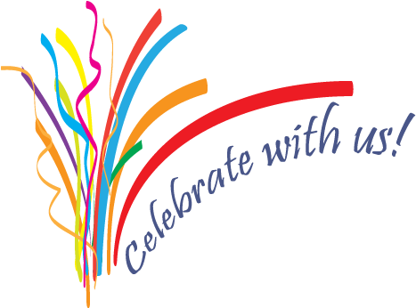 Free Birthday Art - Come Celebrate With Us (493x371)
