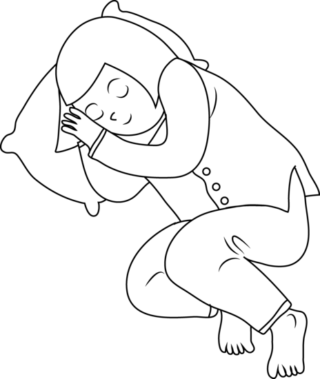 Sleeping Clipart Nap - Ultimate Guide To A Great Nights Sleep (464x550)