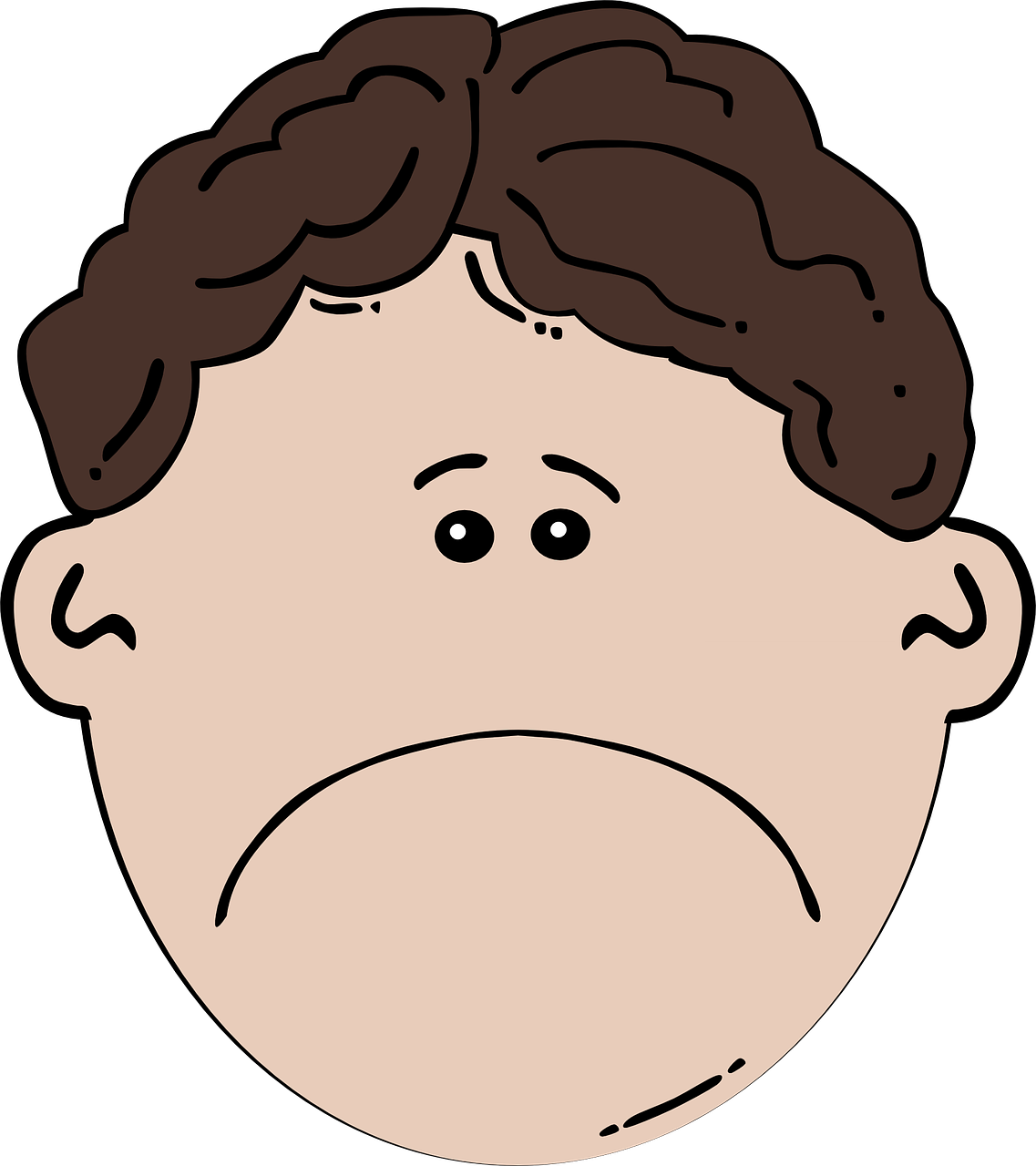 Tear Cliparts 13, Buy Clip Art - Boy Face Clipart (1137x1280)