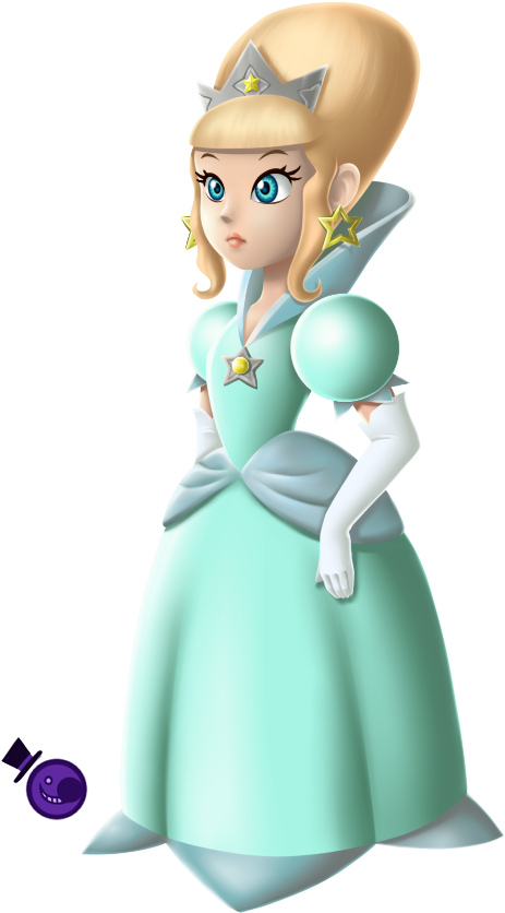 Rosalina Original Concept Design By Heartstringsxiii - Mario And Rosalina Evil (600x900)