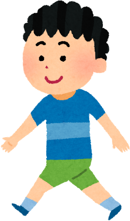 Free Boy Walking To School Clipart 歩く 子ども イラスト 600x800 Png Clipart Download