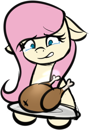 Pastel Pony Princess, Crying, Fluttershy, Food, Holiday, - Tagged (388x586)