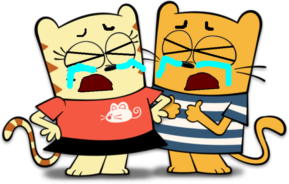 Ollie And Moon Crying By Bagelandbeckyrules - Ollie And Moon Show (922x588)