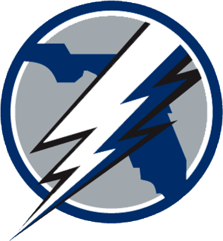 Medium New York Rangers Logo Medium - Lightning Logo Tampa Bay (455x487)