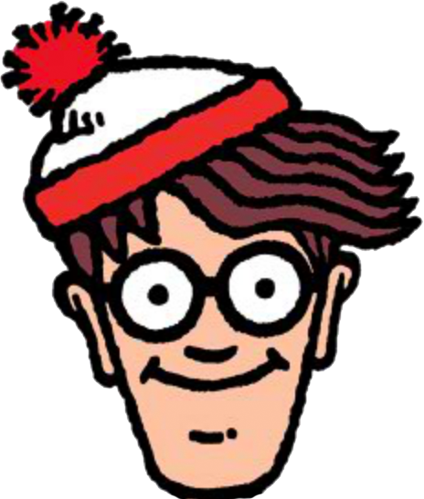 Where's Waldo Hunt - Where's Wally No Background (464x547)