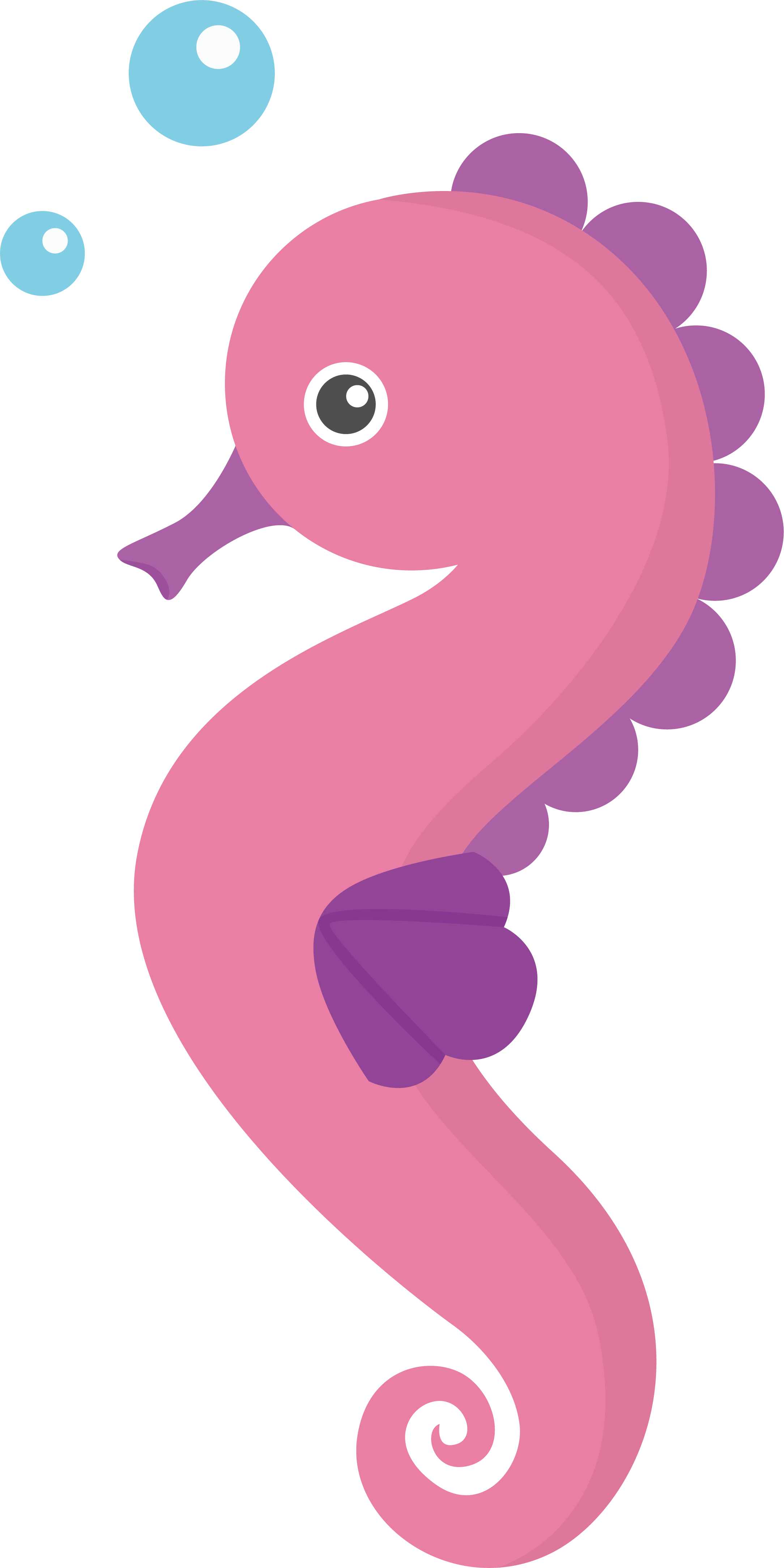 Seahorse Cartoon Animation Clip Art - Seahorse (2168x4334)
