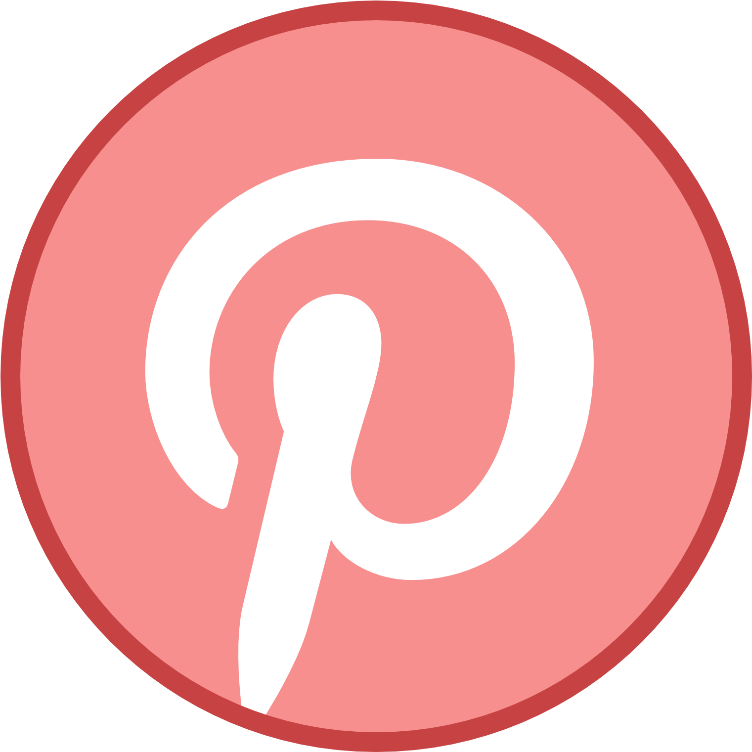 Download Pinterest App Icon - App (1600x1600)