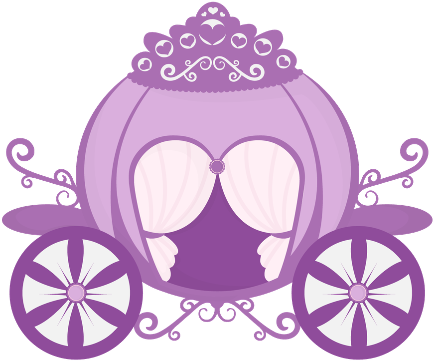 Carriage Clipart Purple - Sofia The First Carriage (900x900)