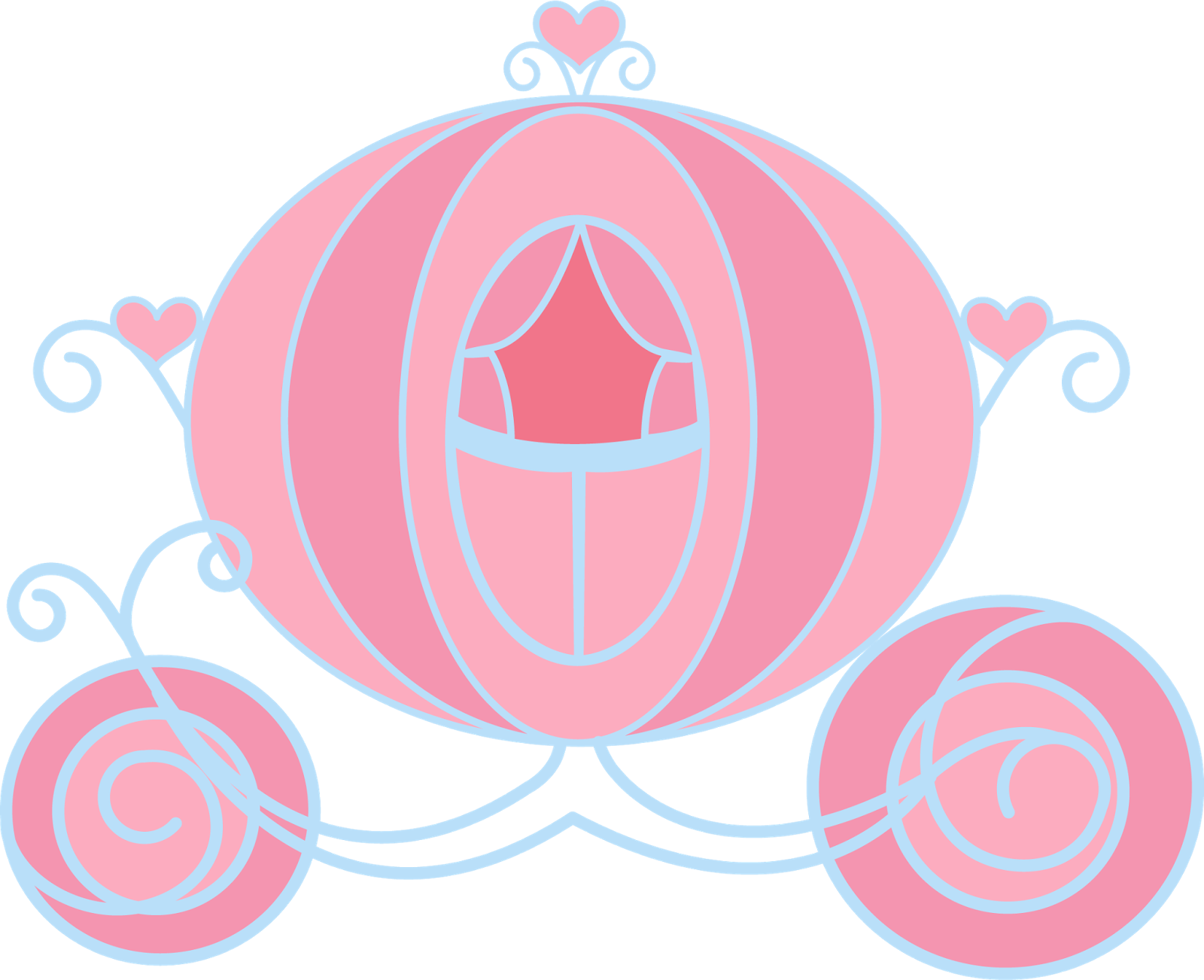 Princess Carriage Clipart Png - Dibujo Carroza De Princesa (1600x1302)