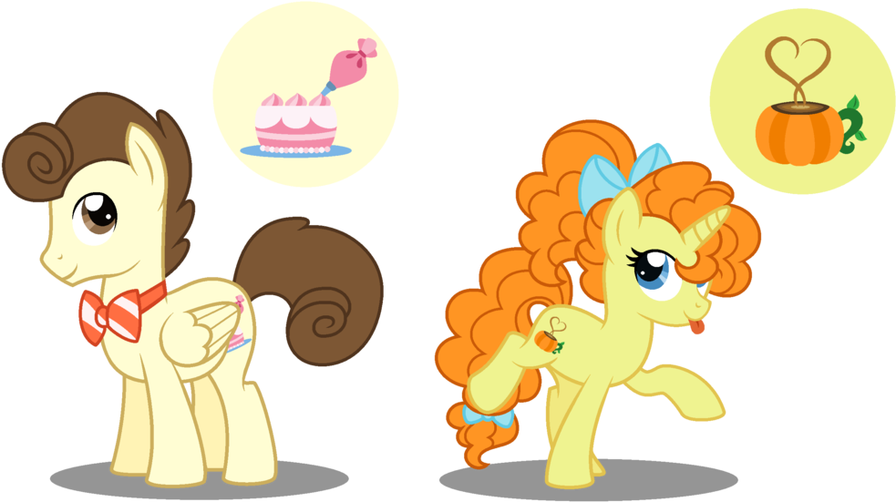 Older Cake Twins By Strawberry-spritz - Mlp Pound Cakes Cutie Mark (1024x574)