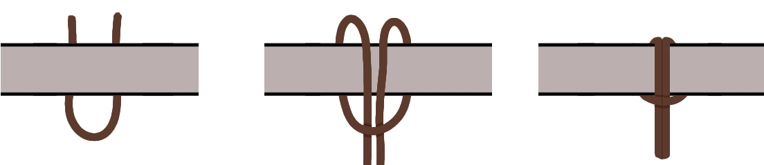 How To Tie A 'girth Hitch' - How To Tie A 'girth Hitch' (1200x250)