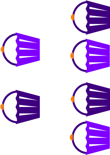 Purple Cake Stand Clip Art At Clker - Clip Art (552x599)