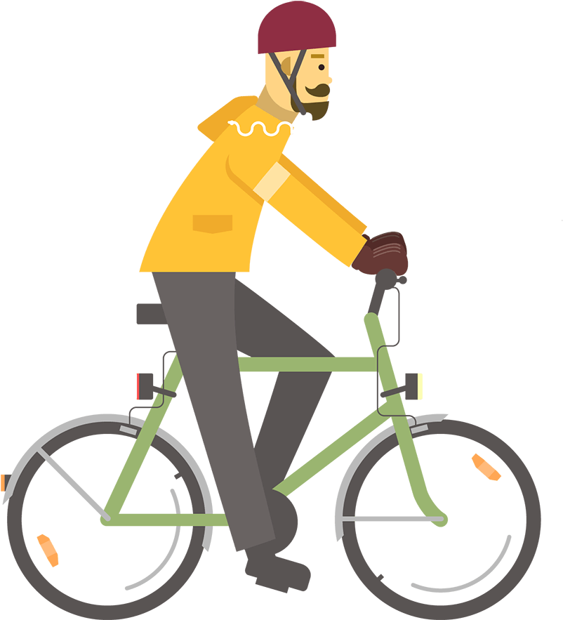 Cycling Clipart Transparent - Bicycle (1000x1000)