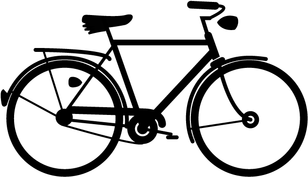 Bike Silhouette - Bicycle Silhouette (800x400)