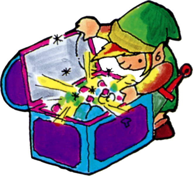 Woah, This Is The First Treasure That's Actually Had - The Legend Of Zelda (659x600)